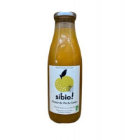 Sibio - Pur jus de peche jaune  bio 75cl