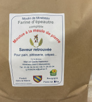 Moulin de Mirebeau - Farine d’épeautre complète moulue à la meule de pierre 5kg