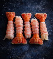 La Maison du Homard - Langoustines mi-cuites décortiquées (calibre 6/9) x 10