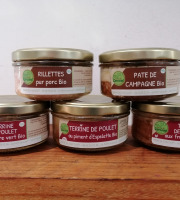 Ferme de Carcouet - Terrines et Rillettes Bio - x 5