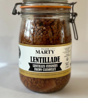 CHARCUTERIE MAISON MARTY - Lentillade - Lentilles cuisinées façon cassoulet 800g