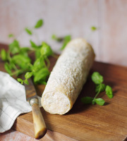 Ferme du caroire - Bûche fermière crémeuse au lait cru de chèvre