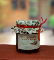 Les Perles Rouges - Confiture Extra De Figues Miel Et Thym