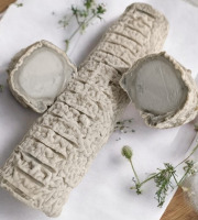Ferme de L'Or Blanc - Bûche Cendrée de chèvre 180g