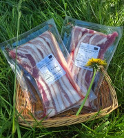 Ferme du Groin à L’Airbe - Poitrine en tranches de porc plein air bio