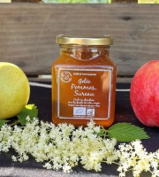 Le verger bio de Quinsac - Gelée de pomme sureau 330gr BIO