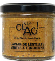 CLAC Conserverie - Caviar de lentilles vertes à l'indienne 100g