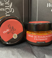 Huile des Orgues - Crème de poivron rouge à la framboise