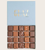 Glaz la chocolaterie de la presqu’île - [Précommande] Coffret Hoëdic pralinés noir et lait