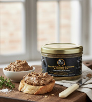 Esprit Foie Gras - Rillettes pur canard à l’ancienne au Foie Gras 20 % – effilochées à la main – 180 g