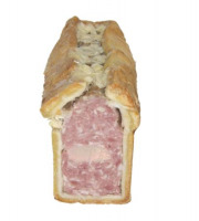 Ferme de Montchervet - Pâté en croûte au foie gras x2 tranches, 230g