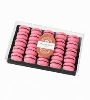 Invitation au Délice - Coffret Mono-parfum - 25 Macarons Framboise