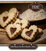 P'tit Bout d'Alsace - Sablés Alsaciens Bio Choco & Noisettes - 500 g (VRAC)