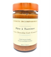 Secrets Incomparables - Pâte à Tartiner Noisette du Piémont IGP Chocolat Lait Croustillant 200g