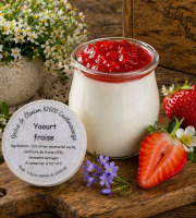 Ferme de l'Elanion - Yaourt Confiture Fraise 125g