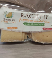 Ferme des Petits Monts - Plateau raclette fermière et BIO NATURE/BRUSCHETTA- 1 à 2 pers -300 g