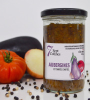 Sept Collines - Aubergines et Tomates confites - 240 g  BIO (sauce pour pâtes)