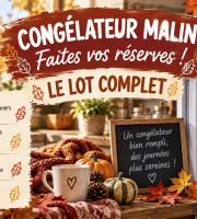 Maison Boulanger - Congélateur malin complet