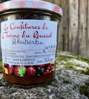 Ferme du Roussel - Confiture de rhubarbe 330g