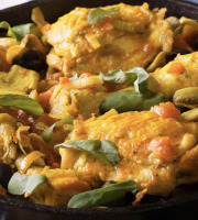 L'OLIVERAIE DU COUDON - [Précommande] POULET SAUCE MOUTARDE À L’ANCIENNE 1KG POUR 2 PERSONNES