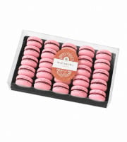 Invitation au Délice - Coffret Mono-parfum - 25 Macarons Framboise