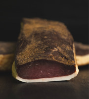 Thierry Salas, fumage artisanal - Magret de canard IGP Gers séché  et fumé - tanché, sous vide - 100 G