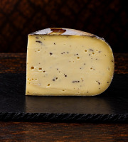 Alléosse Maitre Artisan Affineur Fromager - Gouda fermier aux Truffes croûte noire 500g