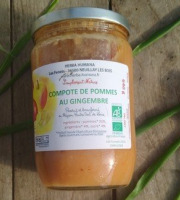 HERBA HUMANA - Compote de pomme gingembre - 640g