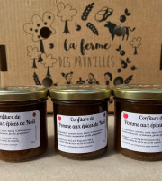 La Ferme des Prun'Elles - 3 Confiture Pomme Epices de Noël