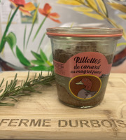 La Ferme Durbois - Rillettes de canard au magret fumé 200g