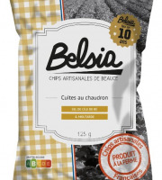 Chips BELSIA - Chips Artisanales à la moutarde - 125g x10