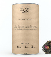 Esprit Zen - Thé Vert "Hanoï song" - agrumes- citron vert - rose - Boite 100g