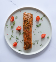 Etablissements JC David - Pavé de saumon fumé à la provençale - 120g