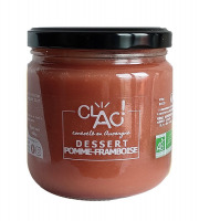 CLAC Conserverie - Dessert pomme framboise bio - 400g