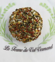 La Ferme du Val Vermand - Fromage de chèvre frais Oignon fumé  x1