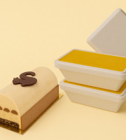 Sÿba - Glaces végétales - Pack de Noël - 1 bûche + 2x 1L