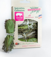 Les Herbes du Roussillon - 4 Bouquets "spécial Porc" Thym, Laurier, Sauge