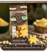 P'tit Bout d'Alsace - P'tit Apéro Bio - Curry, Noix de Cajou, à l'Emmental & Fleur de Sel - 500 g (VRAC)