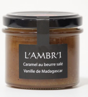 L'AMBR'1 Caramels et Gourmandises - Crème De Caramel À La Vanille De Madagascar Bio - Pot De 130g