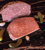 Boucherie Guiset, Eleveur et boucher depuis 1961 - Terrine de campagne fait maison - 4 Tranches