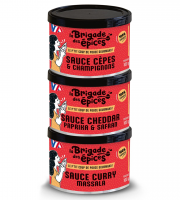 La Brigade des Epices - Lot de 3 sauces déshydratées
