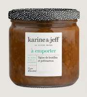 Karine & Jeff - Tajine de lentilles et potimarron