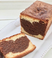 Les Desserts d'Ici - Le Cake Marbré Chocolat-vanille X10