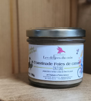 Les Délices du Coin - Toastinade foies de canard nature 100g