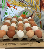 La Ferme Durbois - Plaque de 30 oeufs fermier plein air