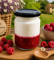 Gaec de l'Elanion - Fromage Blanc Confiture Framboise  130g