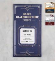 Barre Clandestine - Tablette de chocolat noir grand cru - Morropón 72% - bean to bar