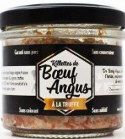 Des Hommes et des Boeufs - Rillettes de boeuf Angus à la truffe - 90 g