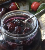 L'OLIVERAIE DU COUDON - Confiture de Cerise Noire – 370 g