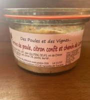 Des Poules et des Vignes à Bourgueil - Terrine de poule , citron confit et chenin de Loire